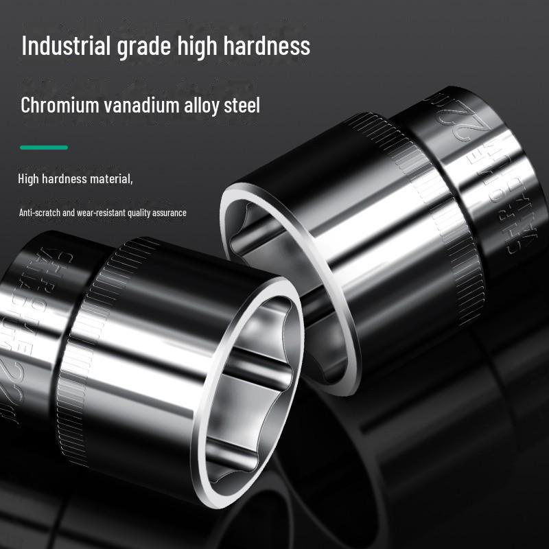 Baolian 3/8" Short Socket Wrench with 10mm Extended Hexagonal Socket