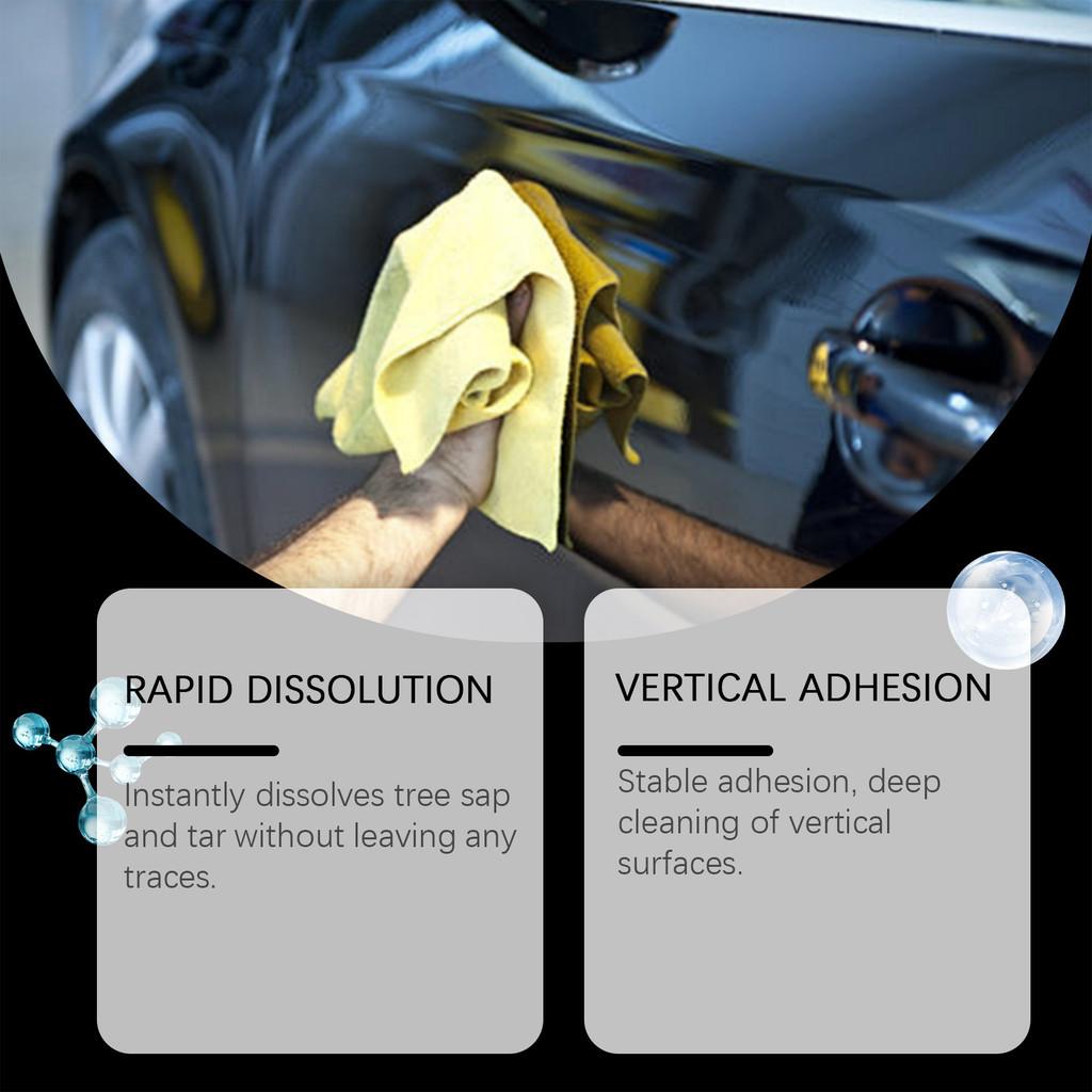 Homonth Multifunktionales Auto-Außenreinigungsspray für Fenster und Lichter 120ml