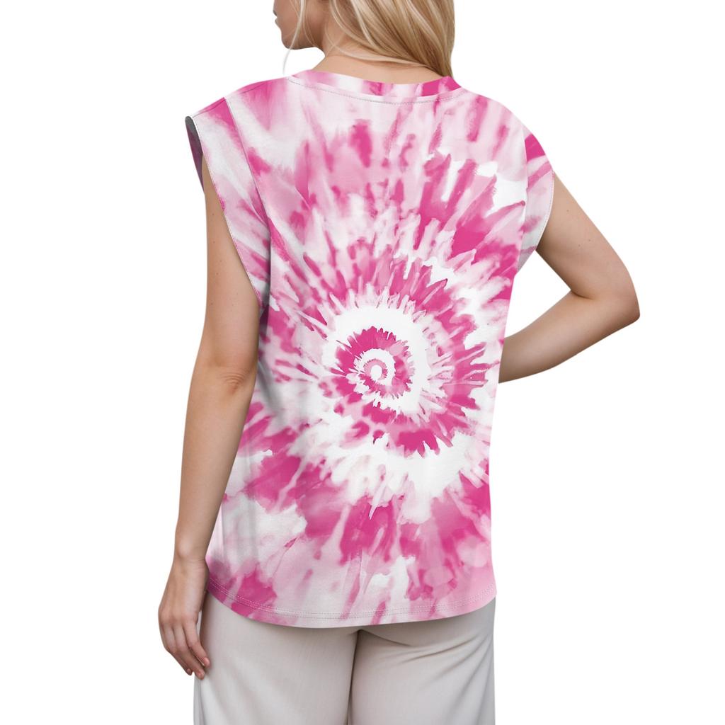 Women's Cap Sleeve Top Summer Printed Tank Top Basic T-Shirt Casual Loose