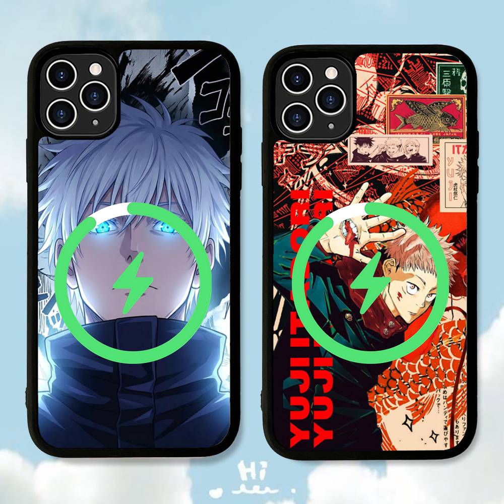 Supernatural Anime Jujutsu Kaisen For Magsafe Case For IPhone 17 16 Pro Max 15 14 Plus 13 12 11 Wireless Charging Phone Cover