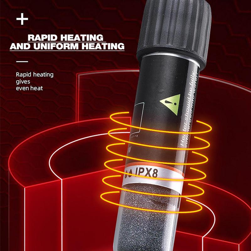 Quartz Explosionproof Heating Rod Turtle Cylinder Low-pressure Heating USB Thermostat Small Fish Tank Constant Temperature Rod