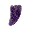 Natural Amethyst RollerJade Set Real Jade Gouache Scraper Jade Massager Gua Sha Board Facial Massager Face Horn Massages Roller