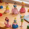 6pcs Princess Figure Ornament Birthday Cake Decoration Creative Home Desktop Doll