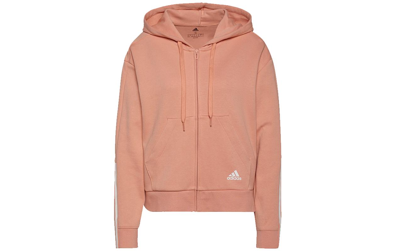 

Adidas Jackets Women s Pink Hooded Moderate Mock Two Piece H07804 L