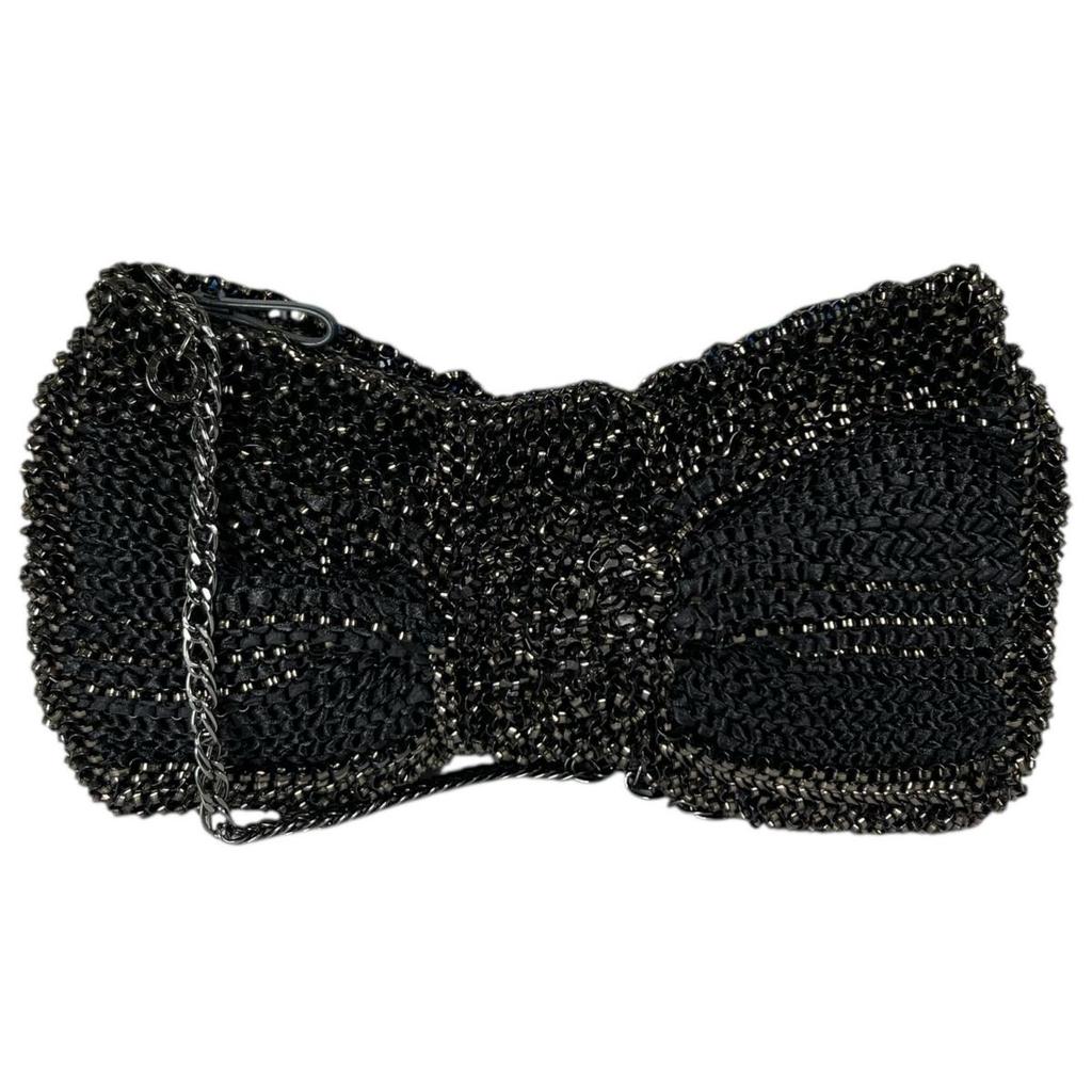 ANTEPRIMA Clutch bag Ribbon type Shoulder Bag wire black Women Used