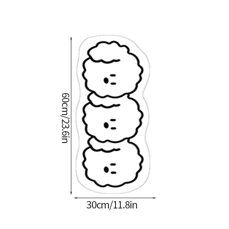 Ins Nordic Non Slip Rug Soft Floor Mat Living Room Bedside  Area Rugs Bathroom Kitchen Door Entrance Mat Alfombra Home Decor