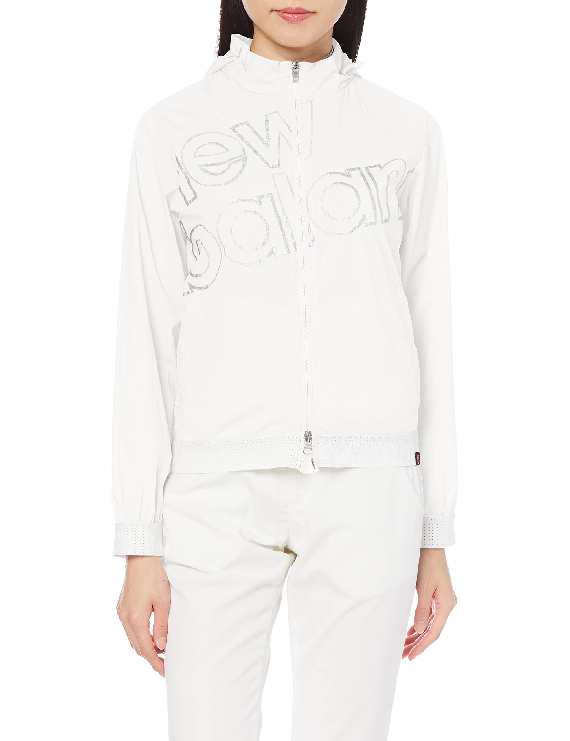 

Golf Water Repellent 2WAY Full Zip Blouson to the 0 [New Balance] (Cool Touch/Stretchy) / Women s / 012-2120501 030_White [S]