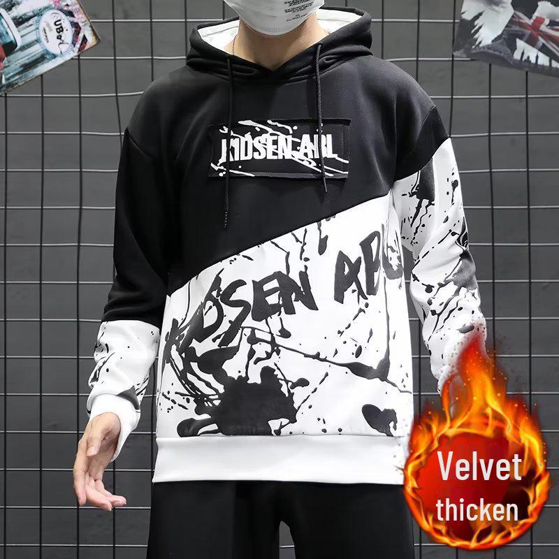 Men's Spring/Autumn Gradient Hip-Hop Hoodie - Trendy, Cool Style Top