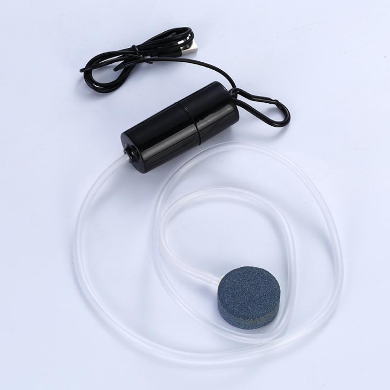 Mini Aquarium Air Pump Kit With Air Stone Usb Powered Silent High Energy Efficient Oxygen Pump For Fishing Tank Aquarium