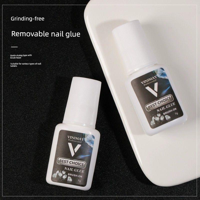 

Wear Nail Long Ladder Shaping Non-Engraving Grinding Plate Nail Tip Grinding-free removable nail glue