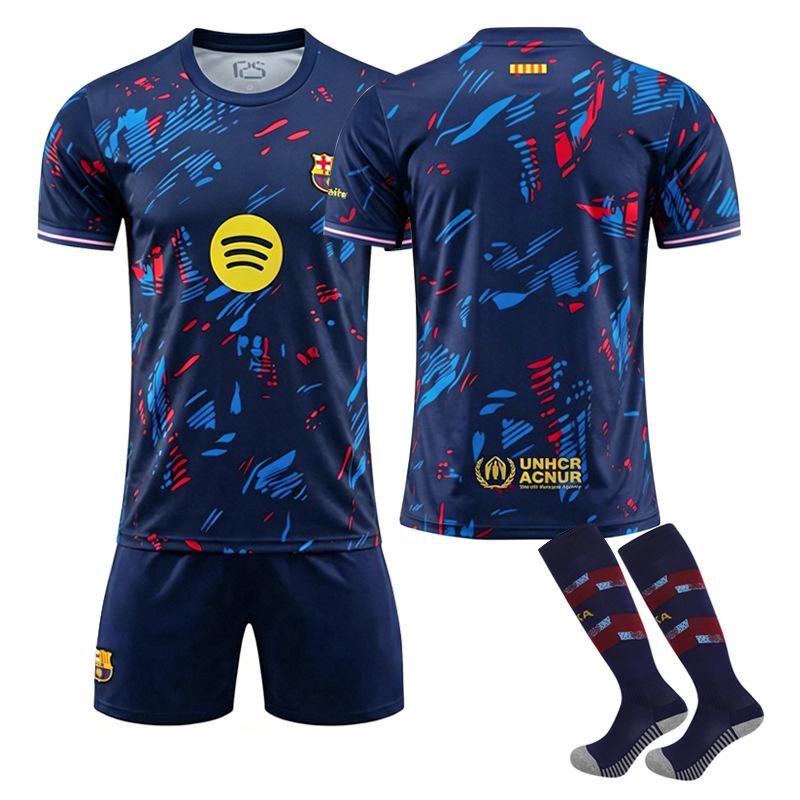 2627 Barça New Commemorative Football Jersey, No.19 Yamal, No.9 Lewandowski, No.10 Messi, Barcelona Special Edition Shirt