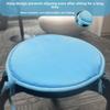 Modern Minimalist Round Sponge Seat Pad With Removable Cover For Living Room