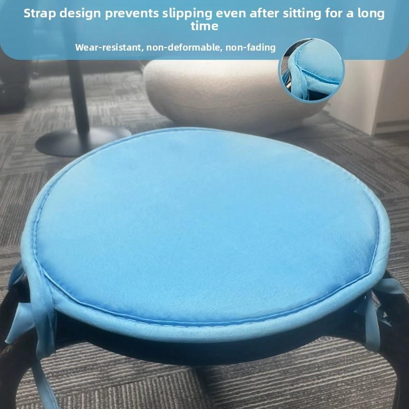 Modern Minimalist Round Sponge Seat Pad With Removable Cover For Living Room