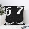 67 Meme Hands Six Seven 6 7 Pillow Case Comfy Pillow Cover Retro Trendy Pillowcases For Living Room Sofa