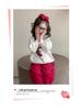 Girls' 2026 Spring-Autumn Korean Cartoon Print Fashion Set