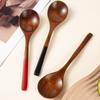 1 cuchara de madera, cuchara de arroz, utensilio de cocina, utensilio para café, té, sopa, cucharadita, vajilla para catering, accesorios de cocina.