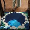 3D Optical Illusion Rug Realistic Hole Doormat Non-Slip Bottom Entrance Rug Floor Mat for Front Door Kitchen Bathroom Home Decor