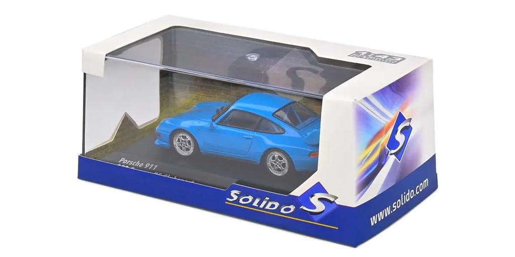 Kyosho Solido 1/43 Scale Porsche 993 RS Clubsport (Blue) Finished Product S4313801