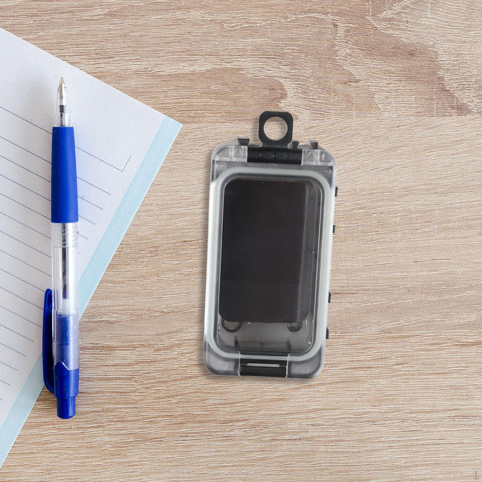 Fishing Tackle Box Bait Storage Case Double Layer Tray Visible Minnows Black