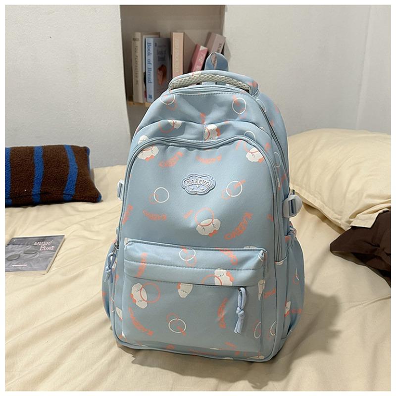 High Value, Fresh and Sweet Alphabet Backpack, Light, Simple and Large-capacity Backpack for Junior High School Students