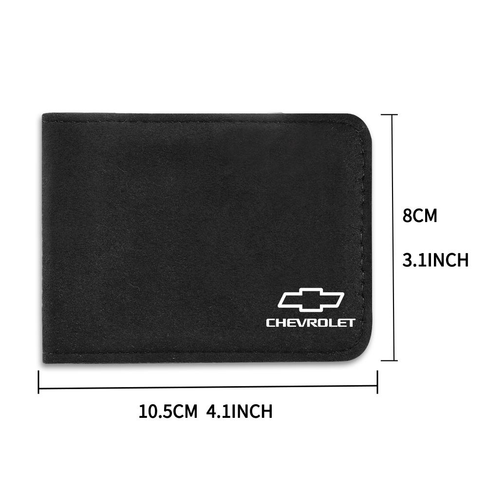 vcqt10 Car Driver License Holder Credit Bank ID Card Bag Accessories For Chevrolet Cruze Spark Captiva ColoradoMalibu Trax Aveo Camaro
