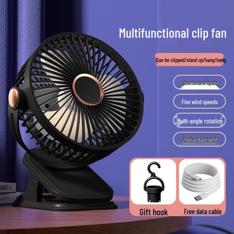 USB Rechargeable Mini Fan for Office, Dorm, Bedside, and Kitchen