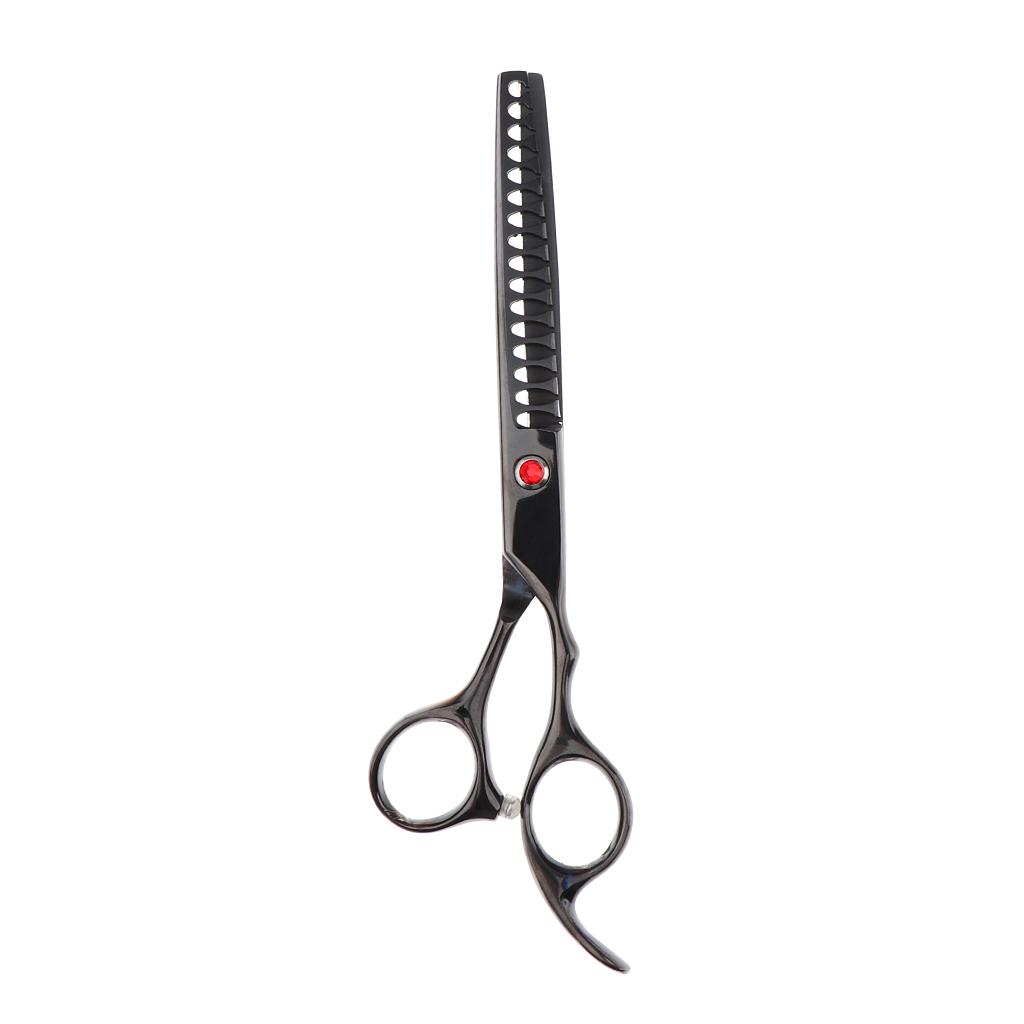 

Hair Thinning Pets Trimming Scissors Cutting Shears Barber Hairdressing Texturizing Salon Scissor 7 Inch чёрный