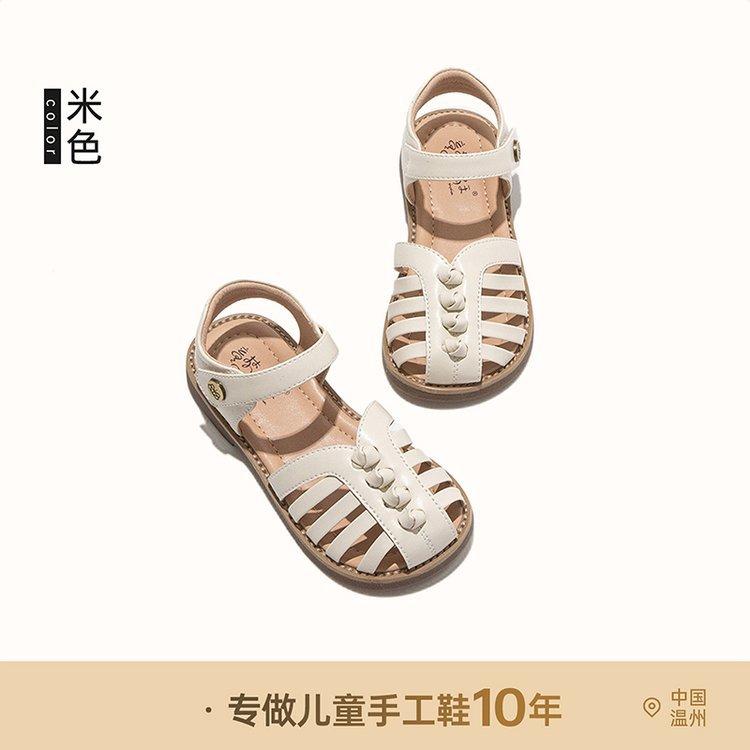 

Сандалии для девочек, детская пляжная обувь для среднего и старшего возраста, лето 2025, летняя новинка, обувь на мягкой подошве для девочек, детская летняя обувь 36