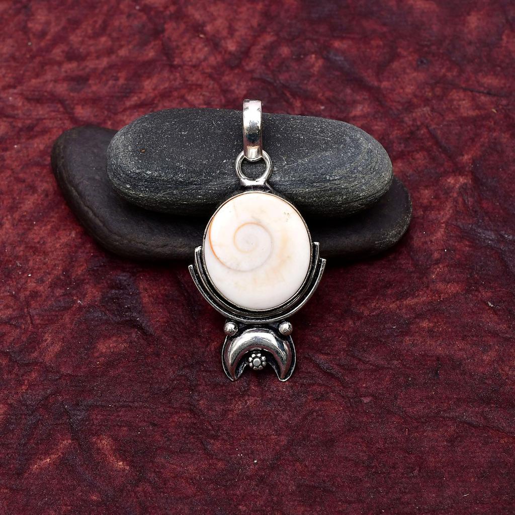 Pendentif Pierre Précieuse Œil de Shiva Pierre Précieuse : Pendentif Bijou Fait Main en Argent Sterling 925