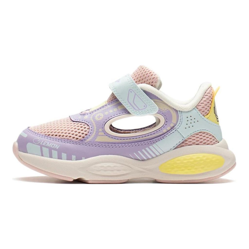 LiNing Comfortable Versatile Durable Childrens Sandals Kids Footwear Pink Purple YKNS036-4