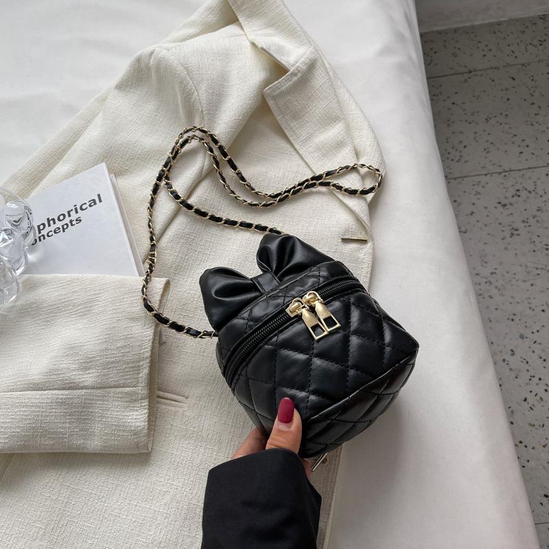 Rhombus fashion small bag women s bag winter 2 trend new fashion popular bow simple messenger small square bag