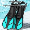 Short Snorkeling Flippers Nonslip Diving Fins Snorkeling Fins Swim Flippers for Adults Drainage Nonslip Muscle Strain