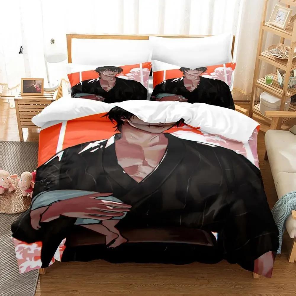 New Toji Fushiguro Jujutsu Kaisen Bedding Set Single Twin Full Queen King Size Bed Set Aldult Kid Bedroom Duvet Cover Sets Anime