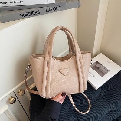 New Simple and Fashionable Portable Bucket Bag Female Texture Casual Messenger Bag Shoulder Tote Bag