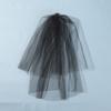 White Tulle Bow Veil Hairpin Pearls Wedding Bachelorette Hen Party Elegant Bridal Veil Hair Clip Gifts Women Hair Accessories
