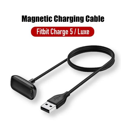 Magnetisches USB-Ladekabel für Fitbit Charge 5 6 Fitbit Luxe Smartwatch Tragbare Ladestation Adapter Zubehör