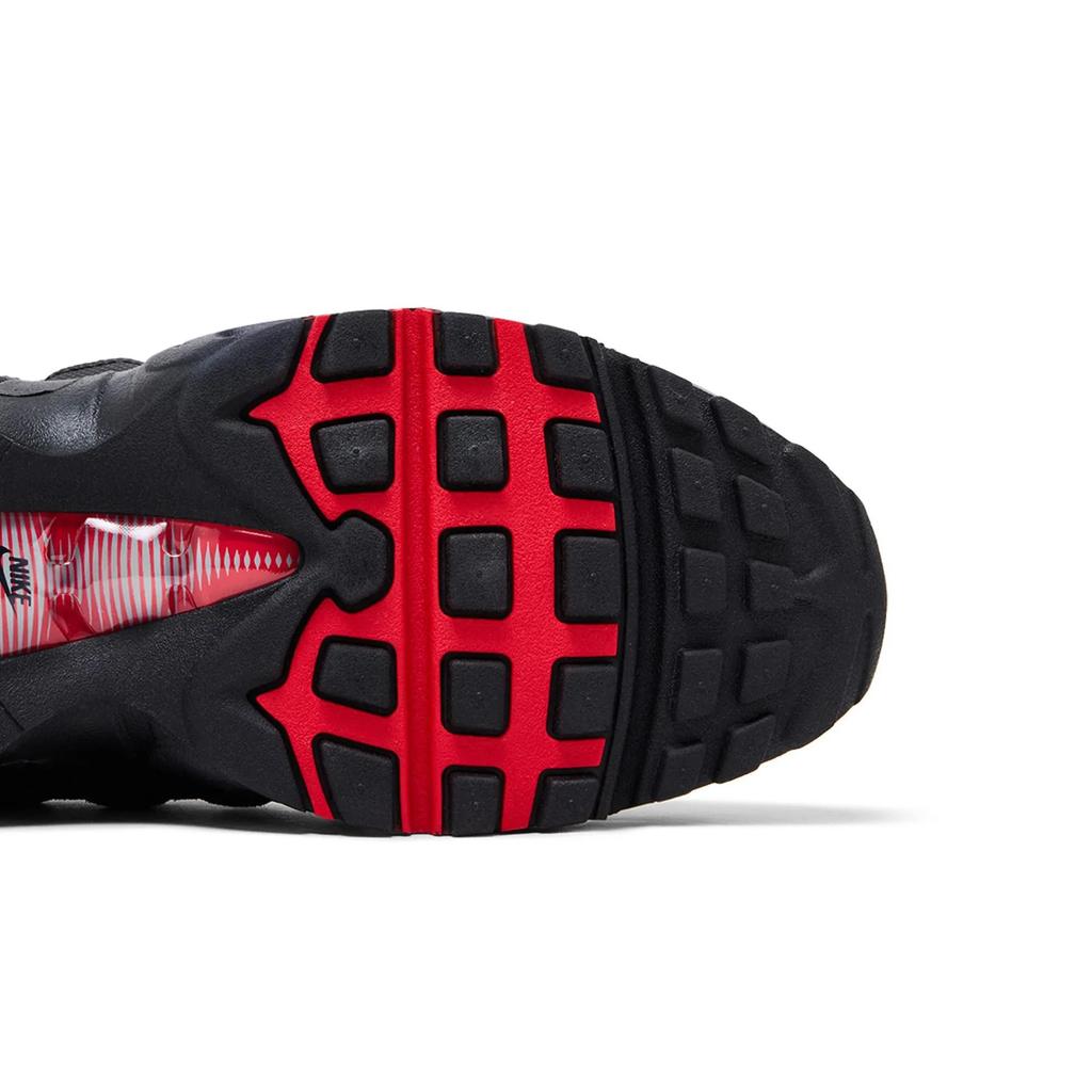 Nike Air Max 95 'Big Bubble - Black University Red' (Unisex) Black / University Red / White / Smoke Grey Running Shoes IH1228 003