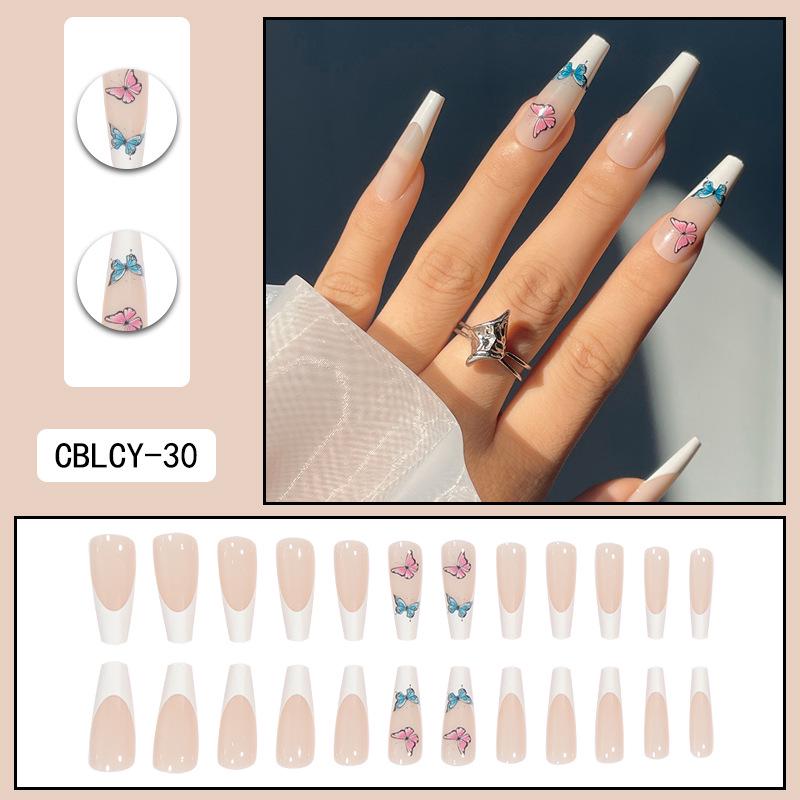O1 Removable Wearable Armor Nail Patches - Ballet Press-on Nails