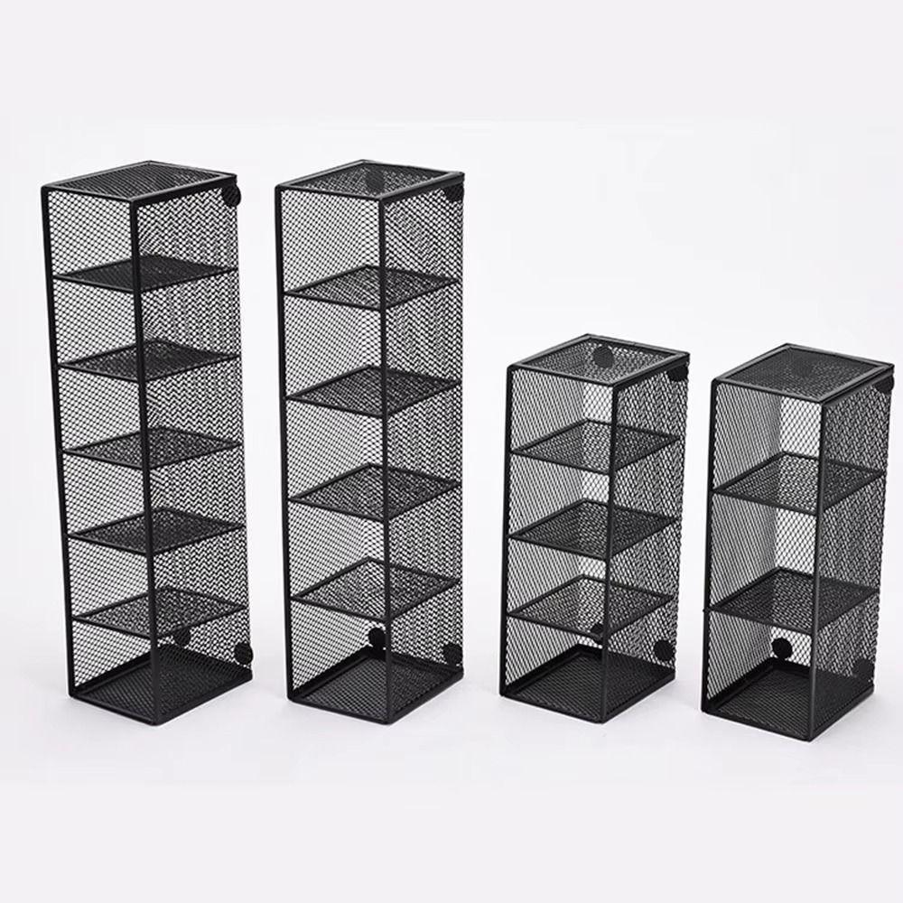 Moderner Netz-Schreibtisch-Organizer 3/4/5/6 Fächer Stifthalter Einfacher Schreibtisch-Displayhalter Für Schüler