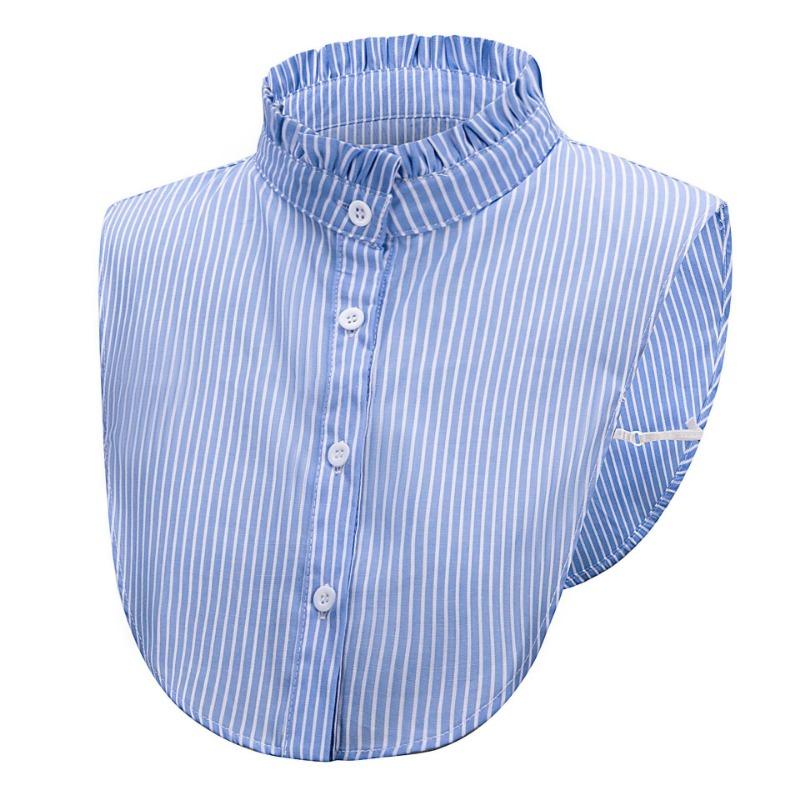 Hollow Lace Chiffon Doll Cotton Fake Collar Blouse Sweater Detachable Shirt Collar False Collar Lapel Women Top Collars Decor
