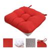 Thick Square Chair Cushion Features Nonslip Base Ideal For Home Offices And Restaurant Seatings