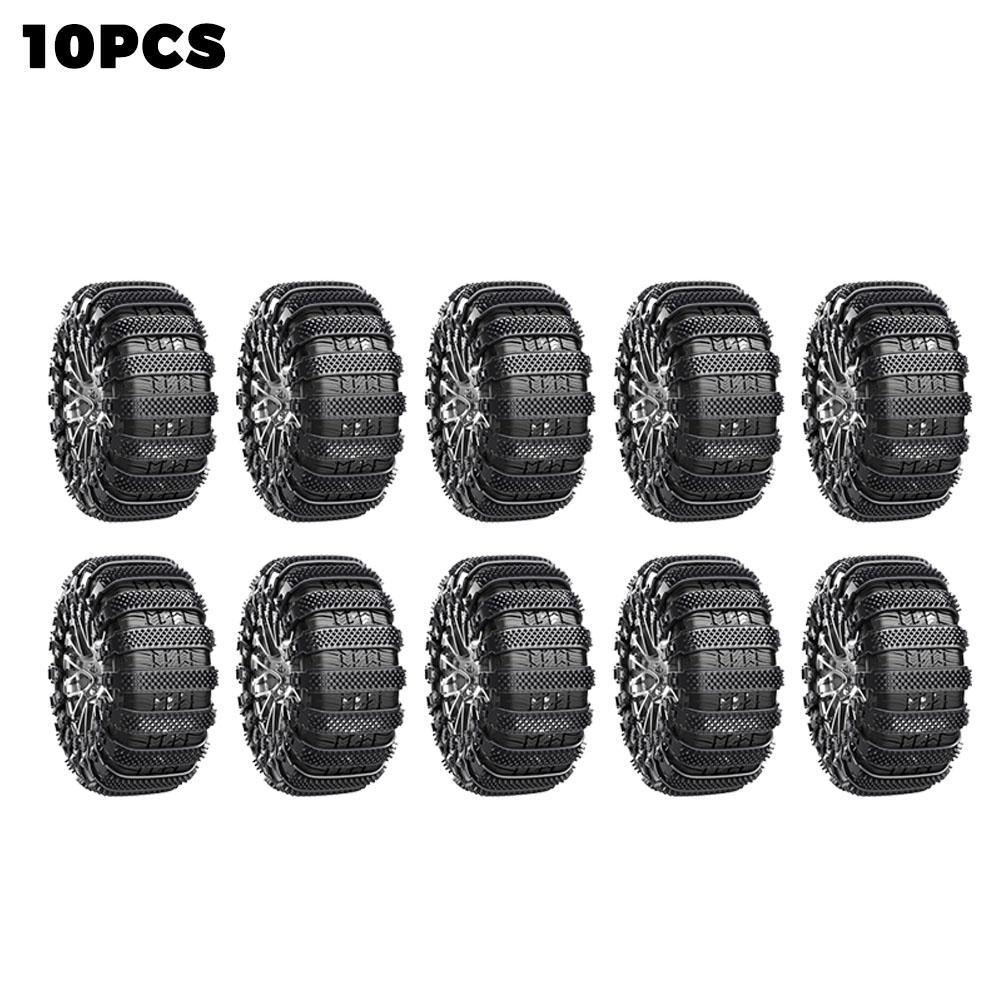 5pcs Car Tire Anti-skid Chains Thickened Anti-skid Chains Emergency Universal Car Off-road Vehicle Track Anti-skid Chains