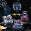 Retro Gothic Style PET Stickers Collage Clipbook Diary Scrapbook Decoration Materials Mysterious Magic Box Series Pasters 20 Pcs/ Pack