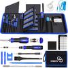 STREBITO Precision Screwdriver Set 191-Piece Multi-Bit Screwdriver 1/4 Inch Nut Driver Home Improvement Tool Electronic Repair Kit for Computer,