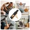 Dog Nail Scratch Board Nail Trim Pad Pull-Out Wooden Pet Scratching Board Toy Built-in Treat Box Dog Sandpaper Board Scratcher