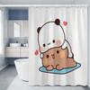1pc BUBU DUDU Bathroom Curtains Bath Curtain Folding Partition Shower Accessories Bedrooms Luxury European Polyester Fabric