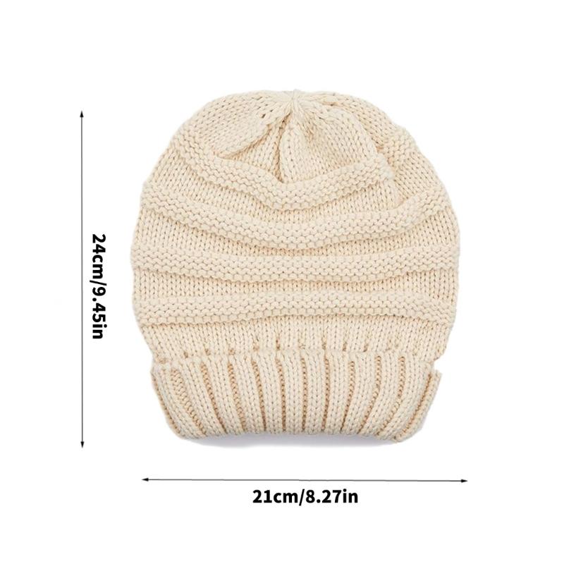 Knitted Acrylic Beanies Hat for Men Women Winter Hats for Women Warm Beanies Soft Cable Knit Beanies Outdoor Activity