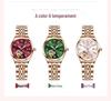 Louis Vanson Women's Luminous Diamond-Set Waterproof Calendar Watch – Popular Style