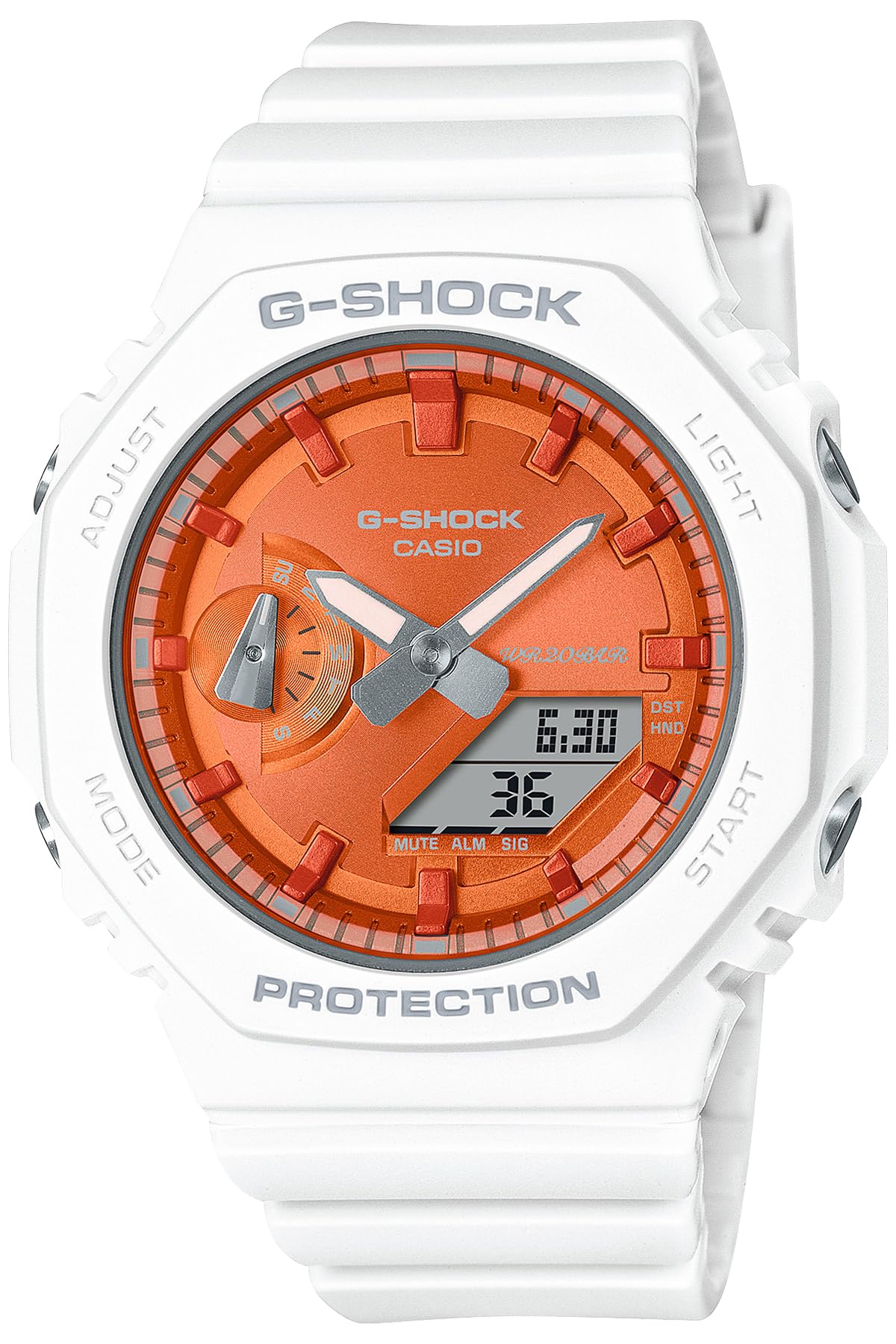 

Casio G-Shock PRECIOUS HEART SELECTION Mid-Size Model GMA-S2100WS-7AJF Women s White Watch (Official Japanese Product)