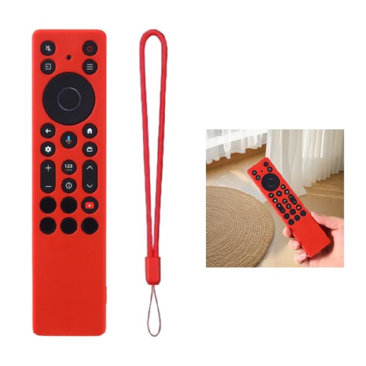 Textured Grip TV Controller Case Flexible Silicone Cover For RC923A FMB1/RC813A FMB1,QM6K QM7K Remote Protections